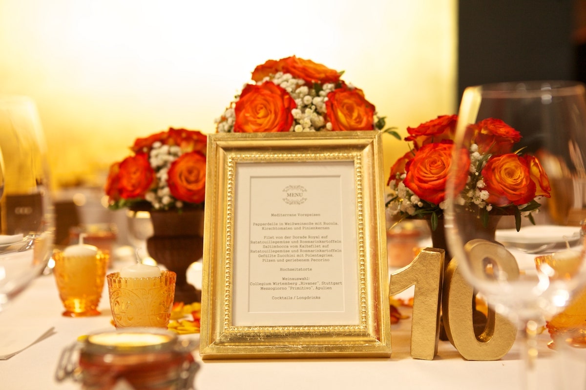 Tischdecke B&F Goldbergwerk Fellbach Tischdecke B&F Goldbergwerk Fellbach